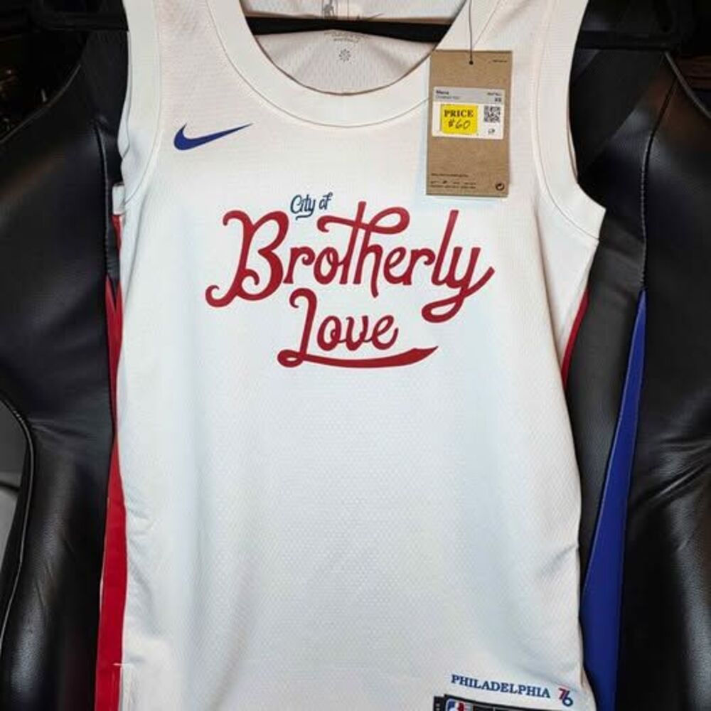 Philadelphia 76ers Mens Extra Small City Edition Team Jersey